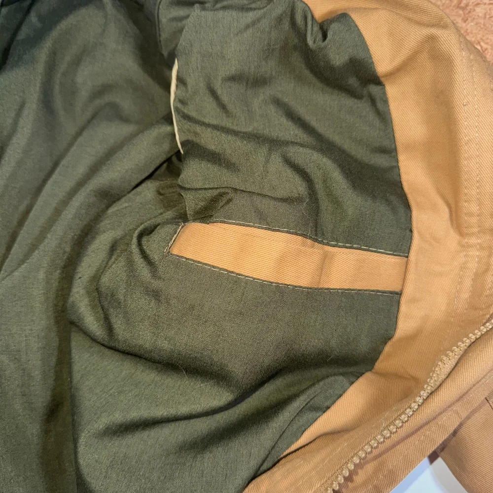 Men's 77City QIDICHEN Tan Pilot Military Jacket